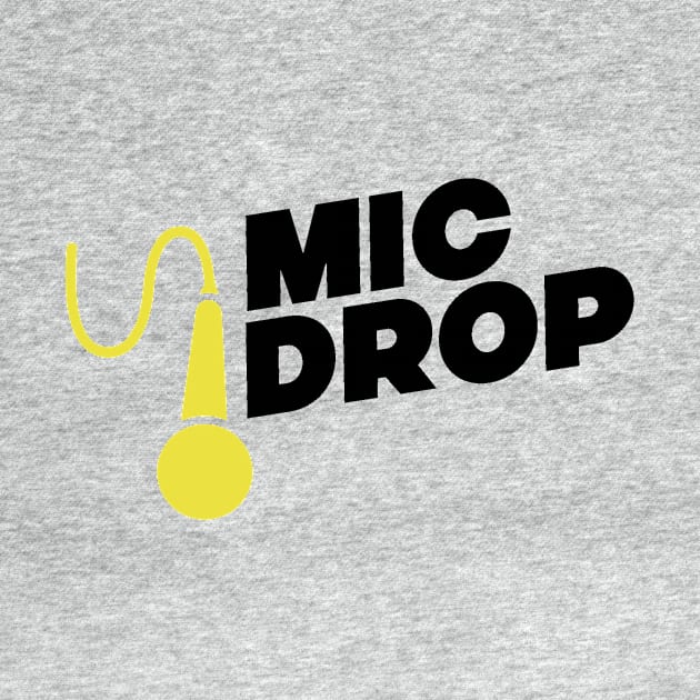 Mic Drop NZ (Black Text) by Mic Drop